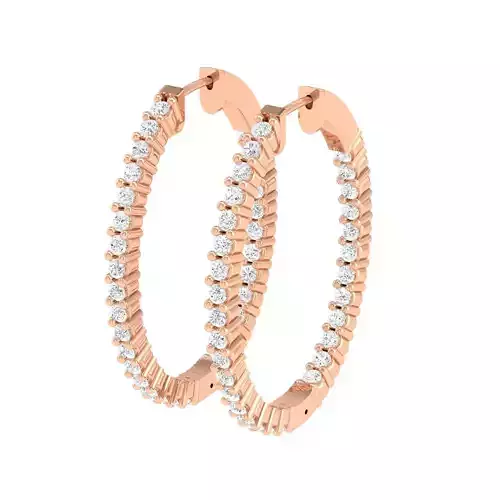 Women Earrings 3dm stl render detail  3D print model