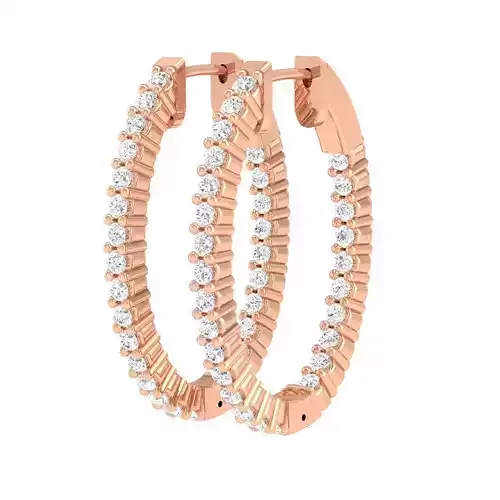 Women Earrings 3dm stl render detail  3D print model