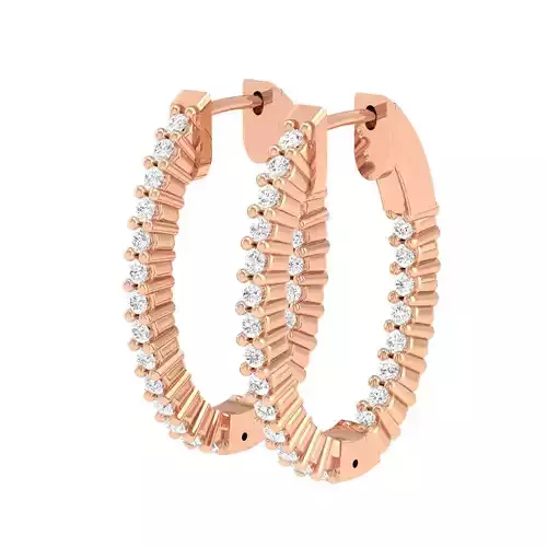 Women Earrings 3dm stl render detail  3D print model