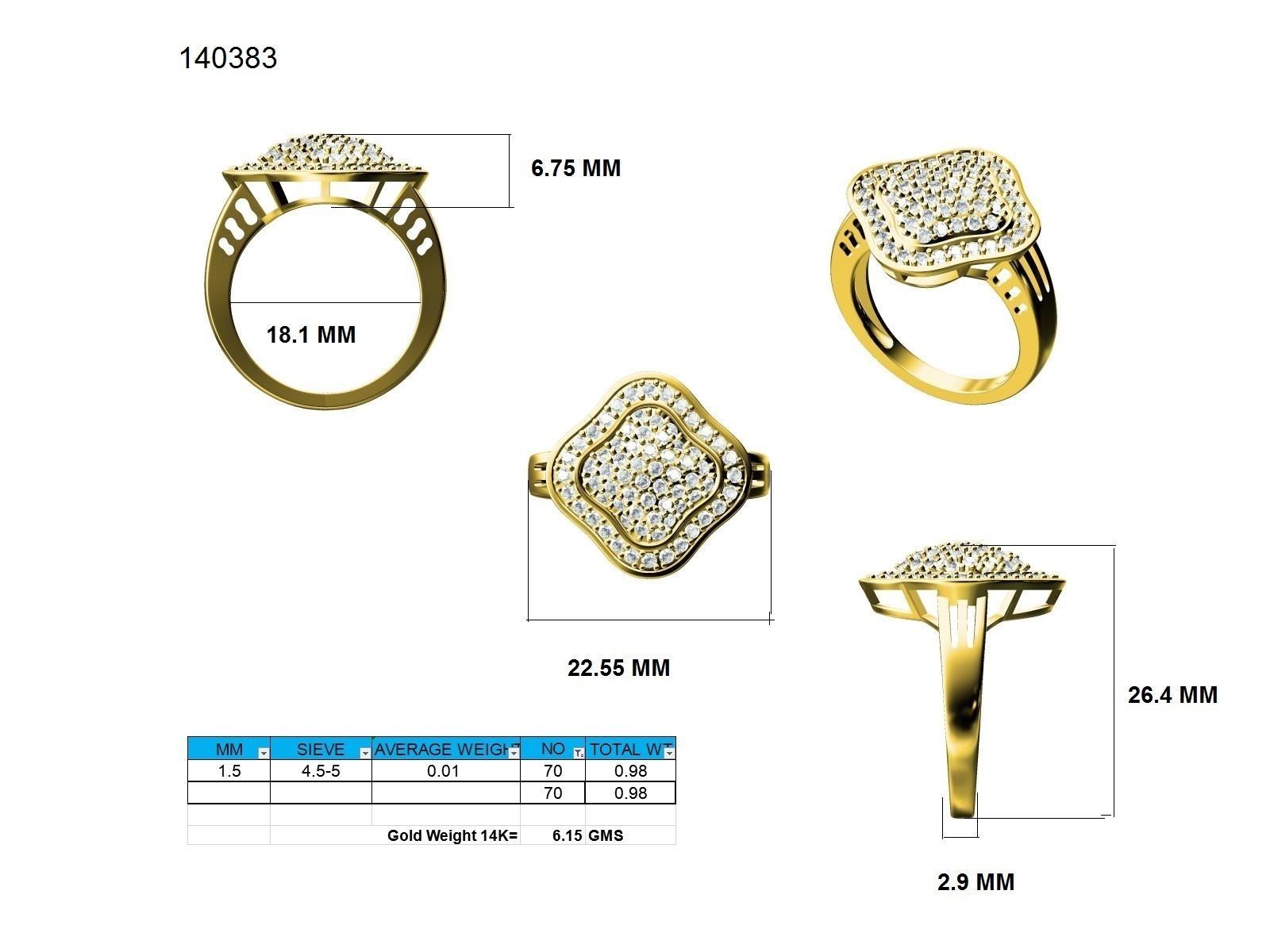 Ring - 140383 3D print model_12
