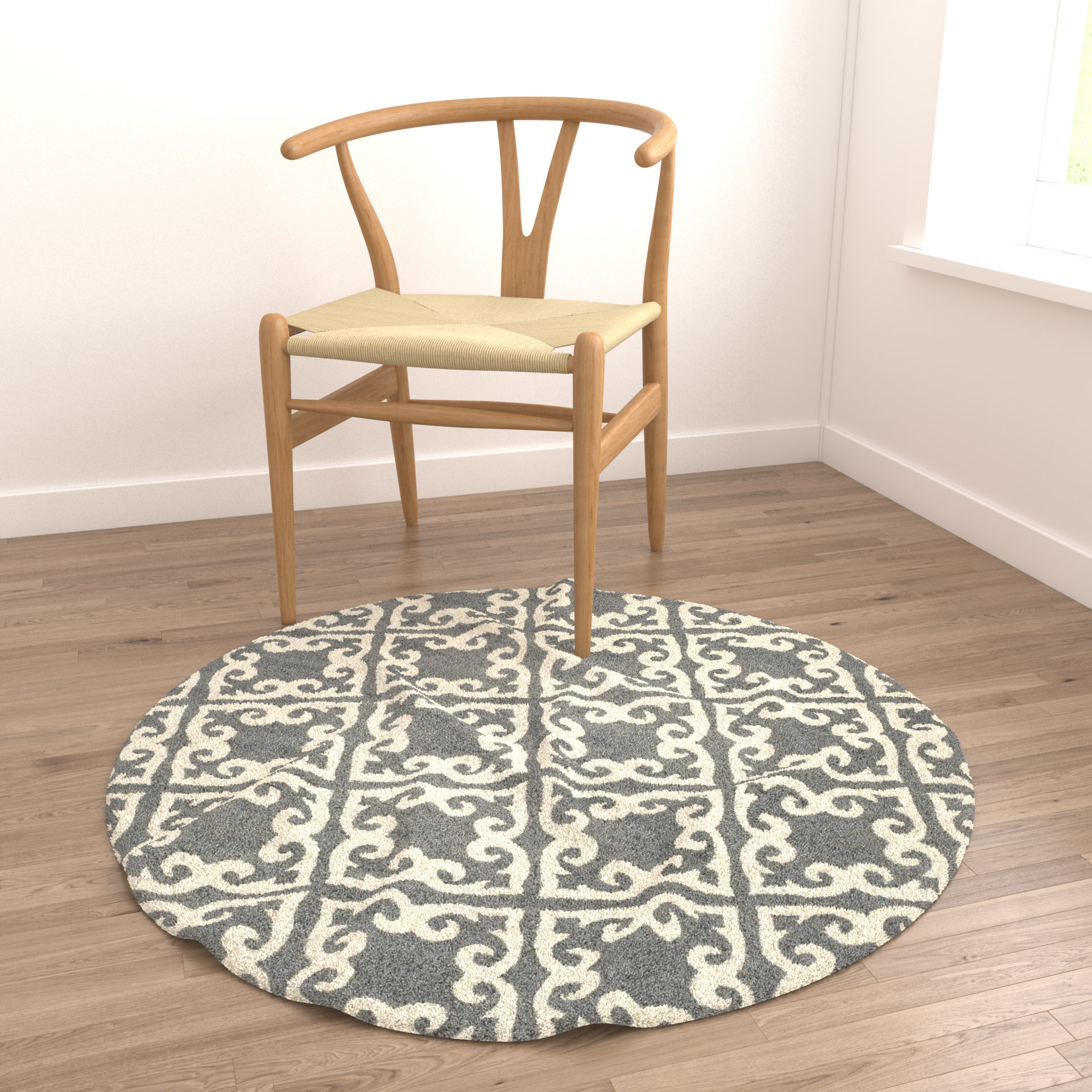 Rugs No 106 Low-poly 3D model_7