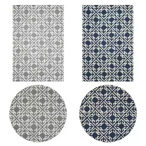Rugs No 106 Low-poly 3D model