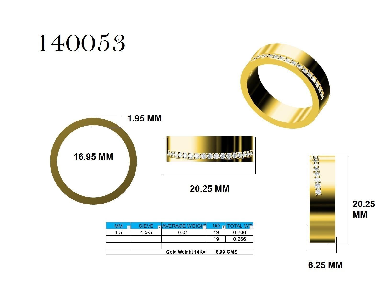 Ring - 140053 3D print model_12