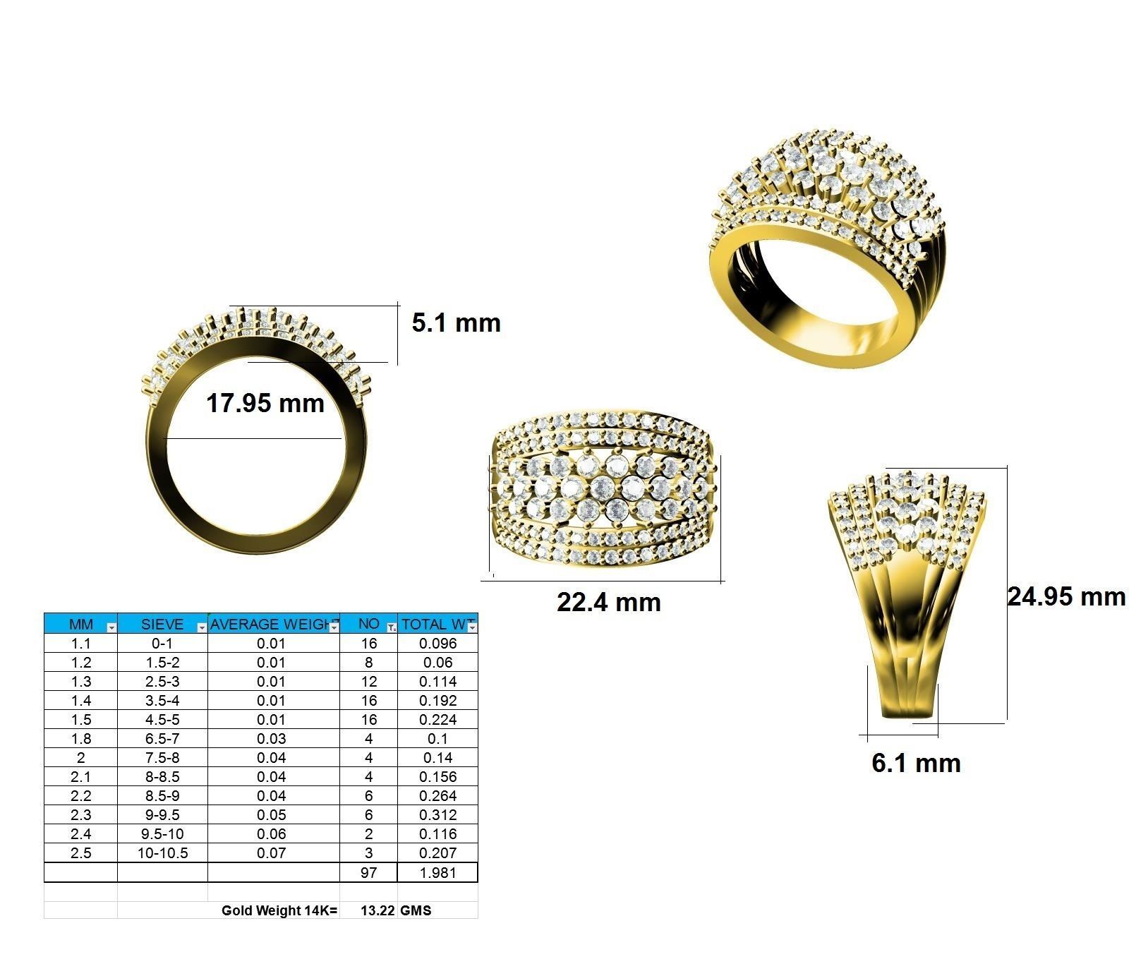 Ring - 140028 3D print model_12