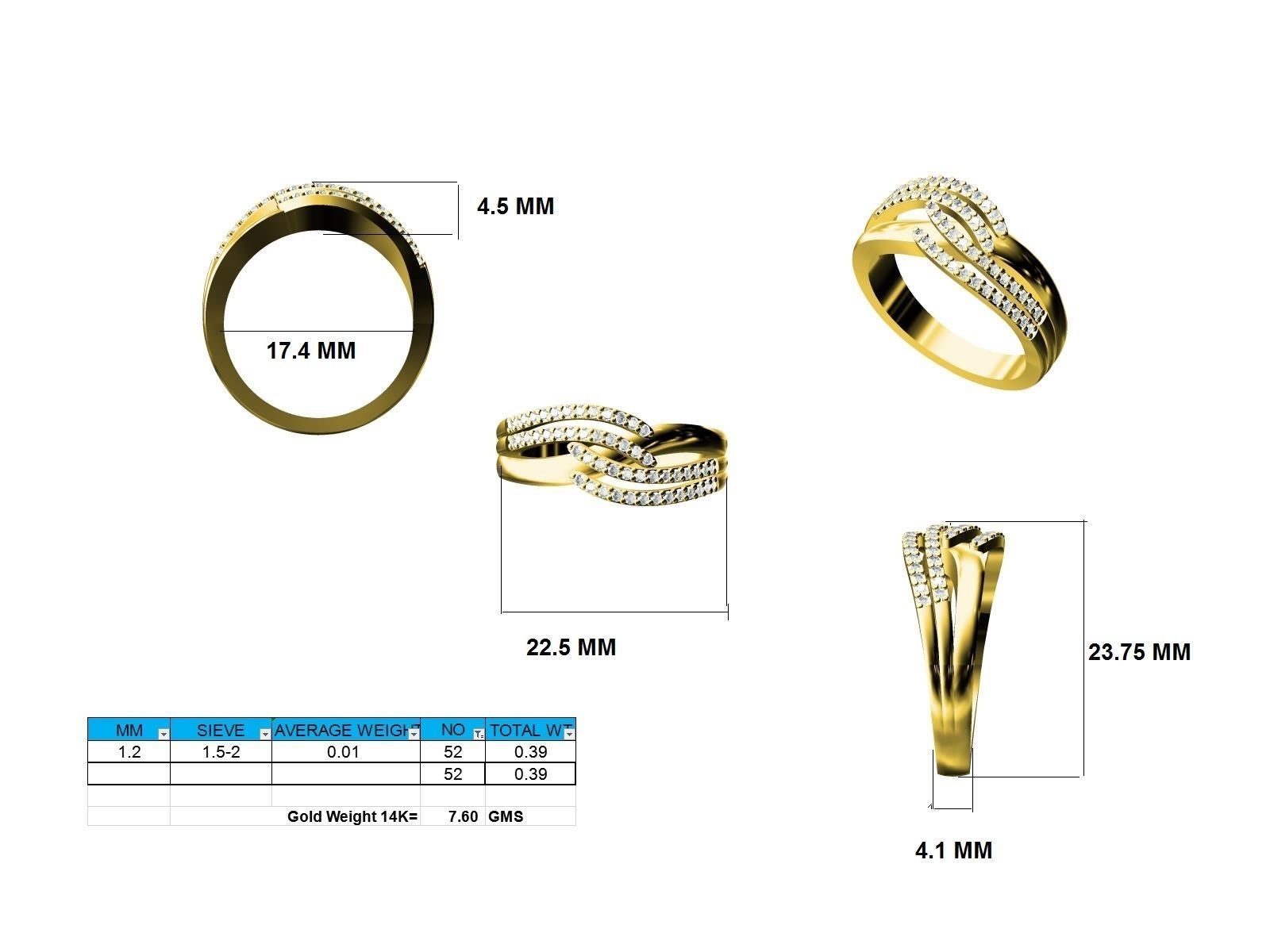 Ring - 138179 3D print model_12
