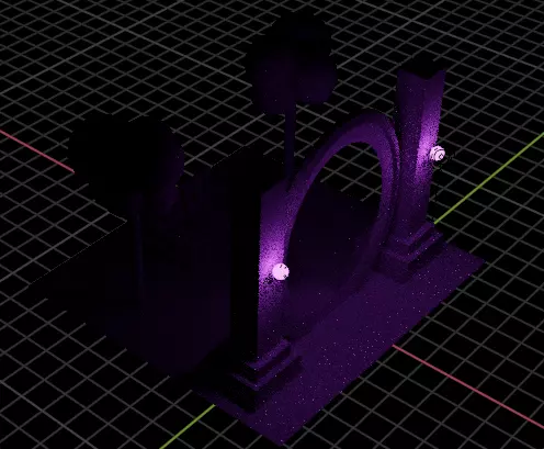purple portal Free 3D model