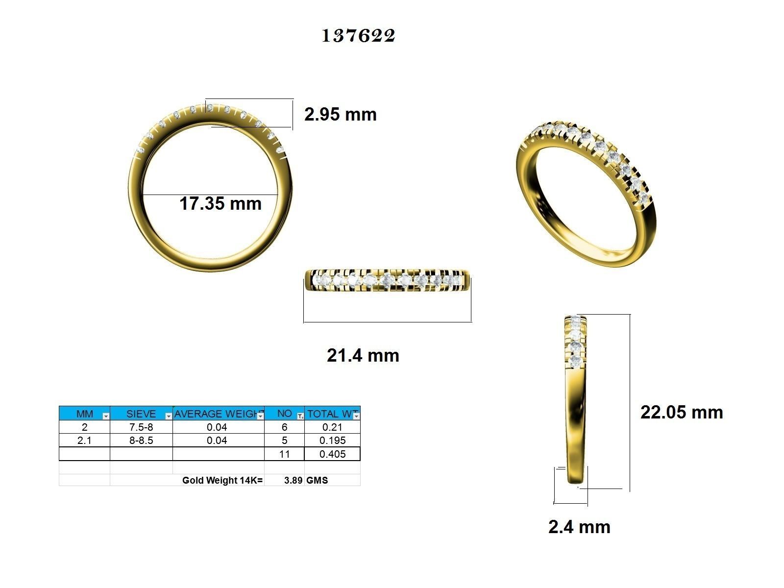 Ring - 137622 3D print model_12