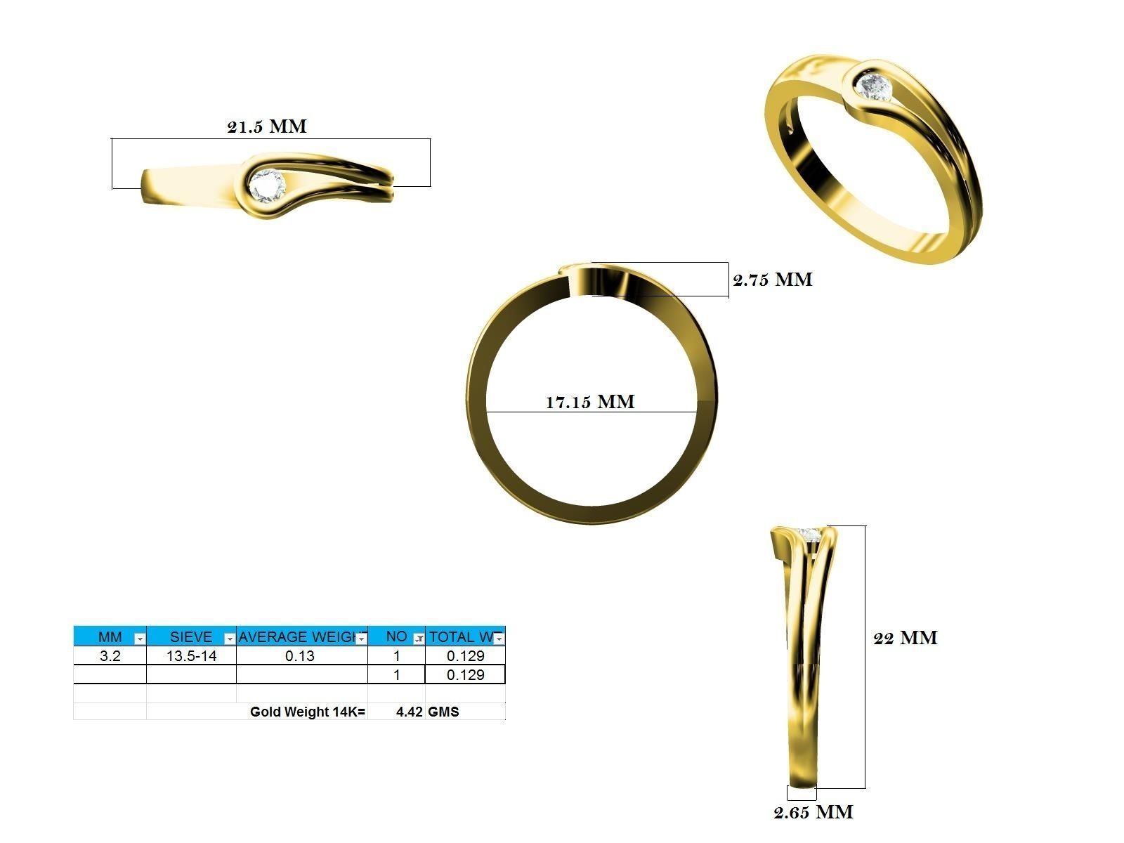 Ring - 137496 3D print model_12
