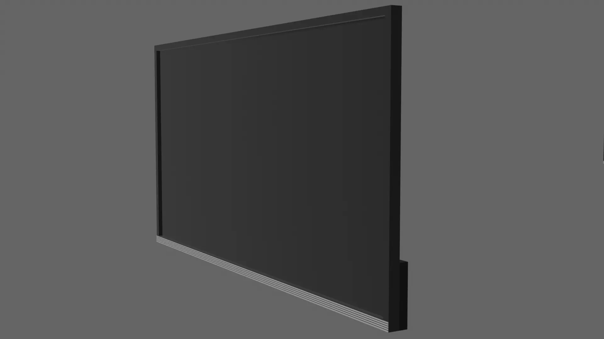 Flat Screen Wall And Table TV 3D model Free low-poly 3D model_0