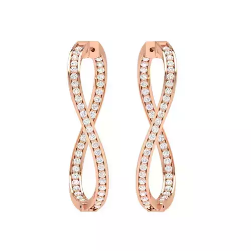 Women Earrings 3dm stl render detail  3D print model