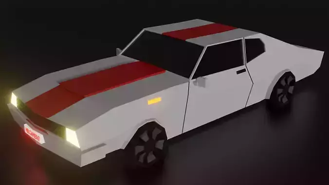 Low poly car
