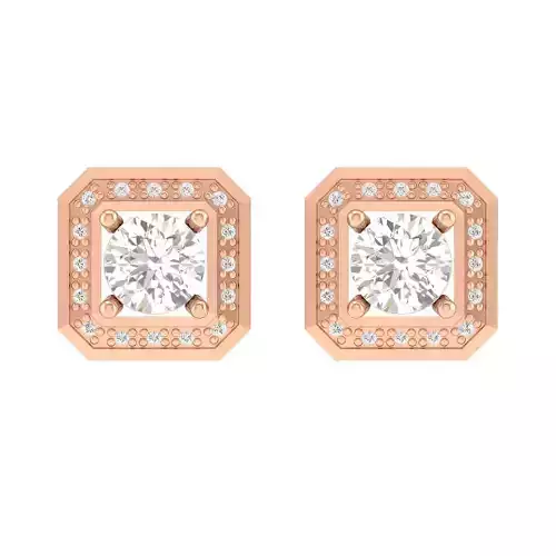 Women Earrings 3dm stl render detail  3D print model