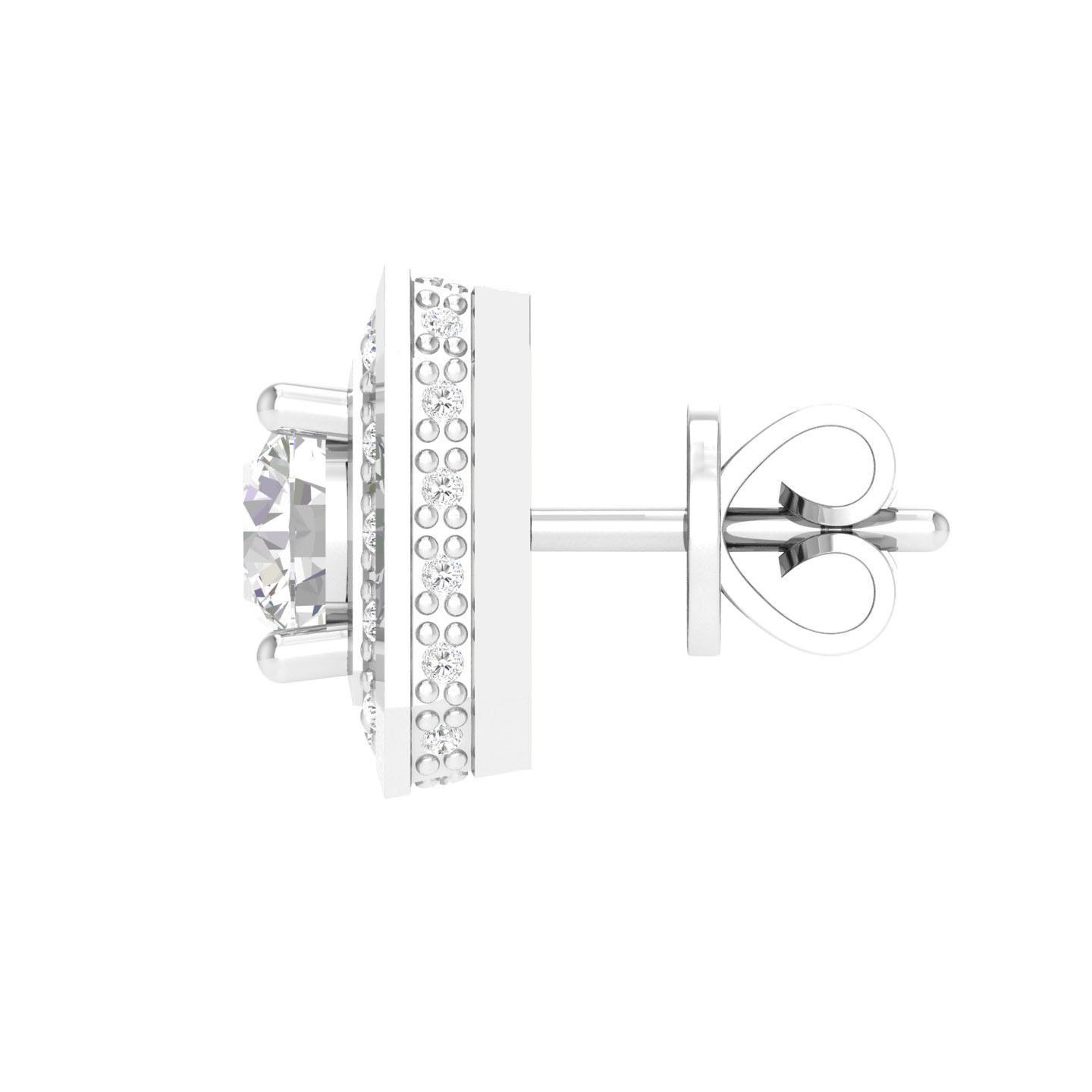 Women Earrings 3dm stl render detail  3D print model_4