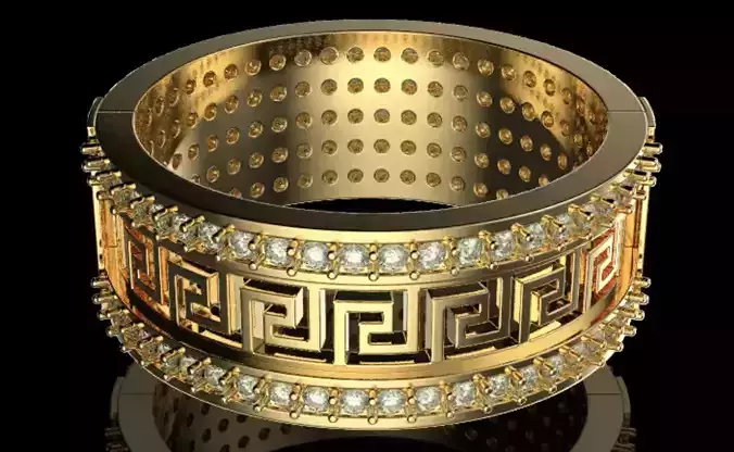 Meander Ring  3D print model