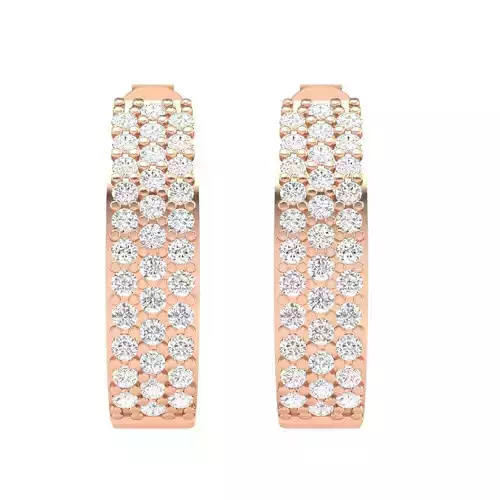 Women Earrings 3dm stl render detail  3D print model