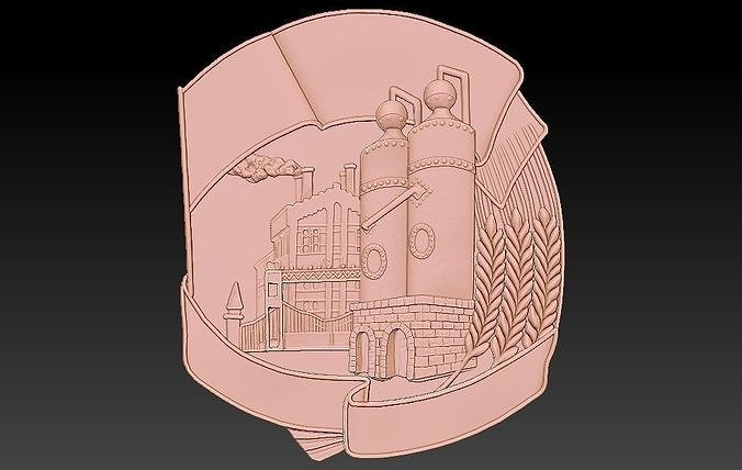 Badge Factory Beer 3D print model