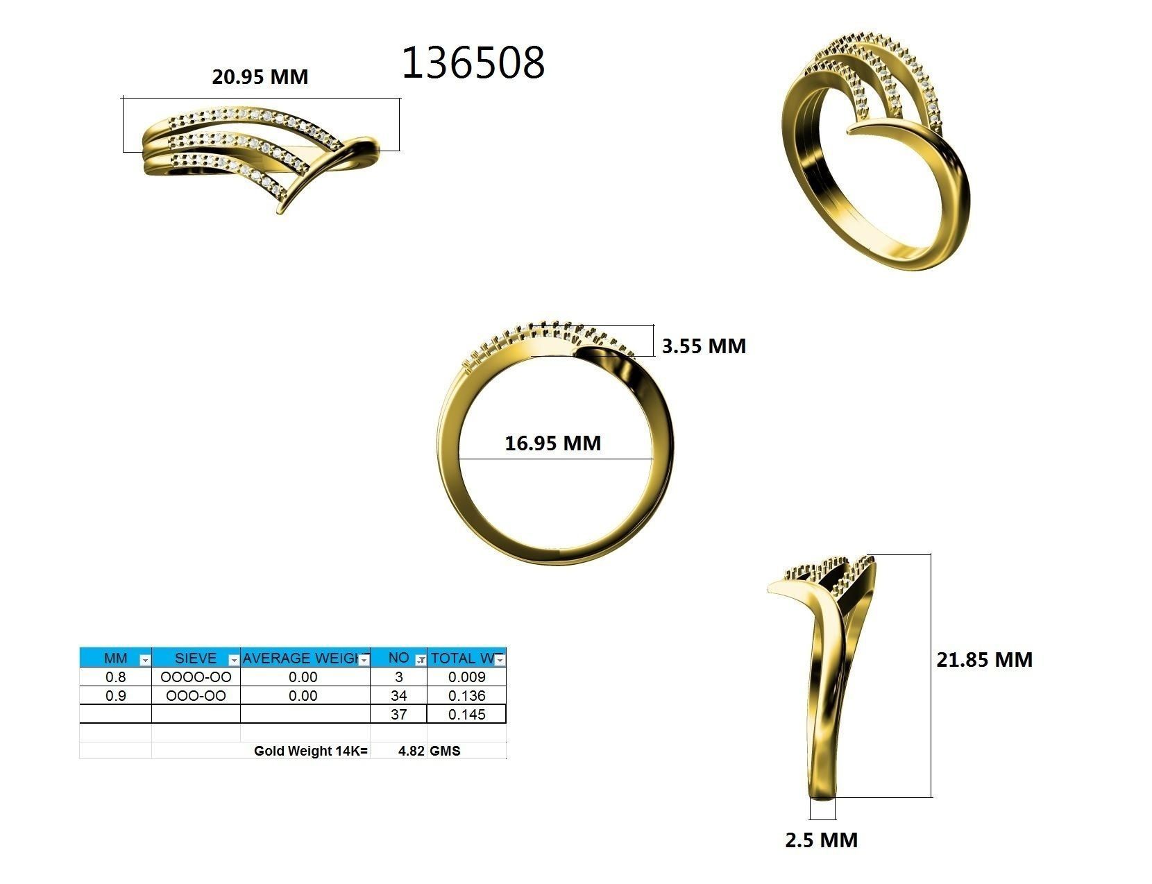 Ring - 136508 3D print model_12