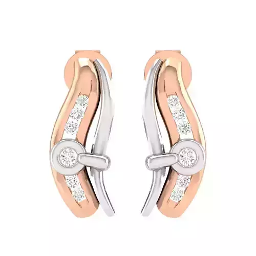 Women Earrings 3dm stl render detail  3D print model