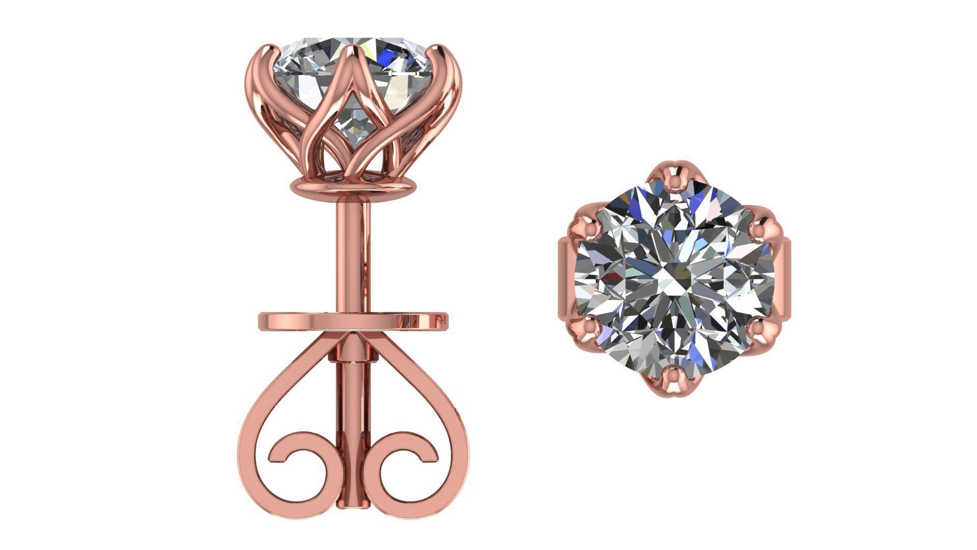 WHITEFLASH earrings  63  3D print model_1