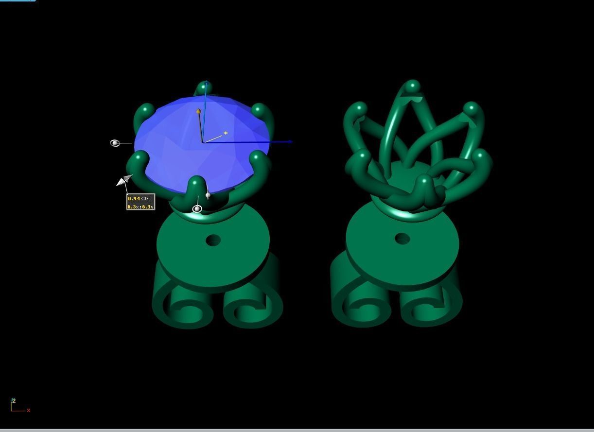 WHITEFLASH earrings  63  3D print model_4