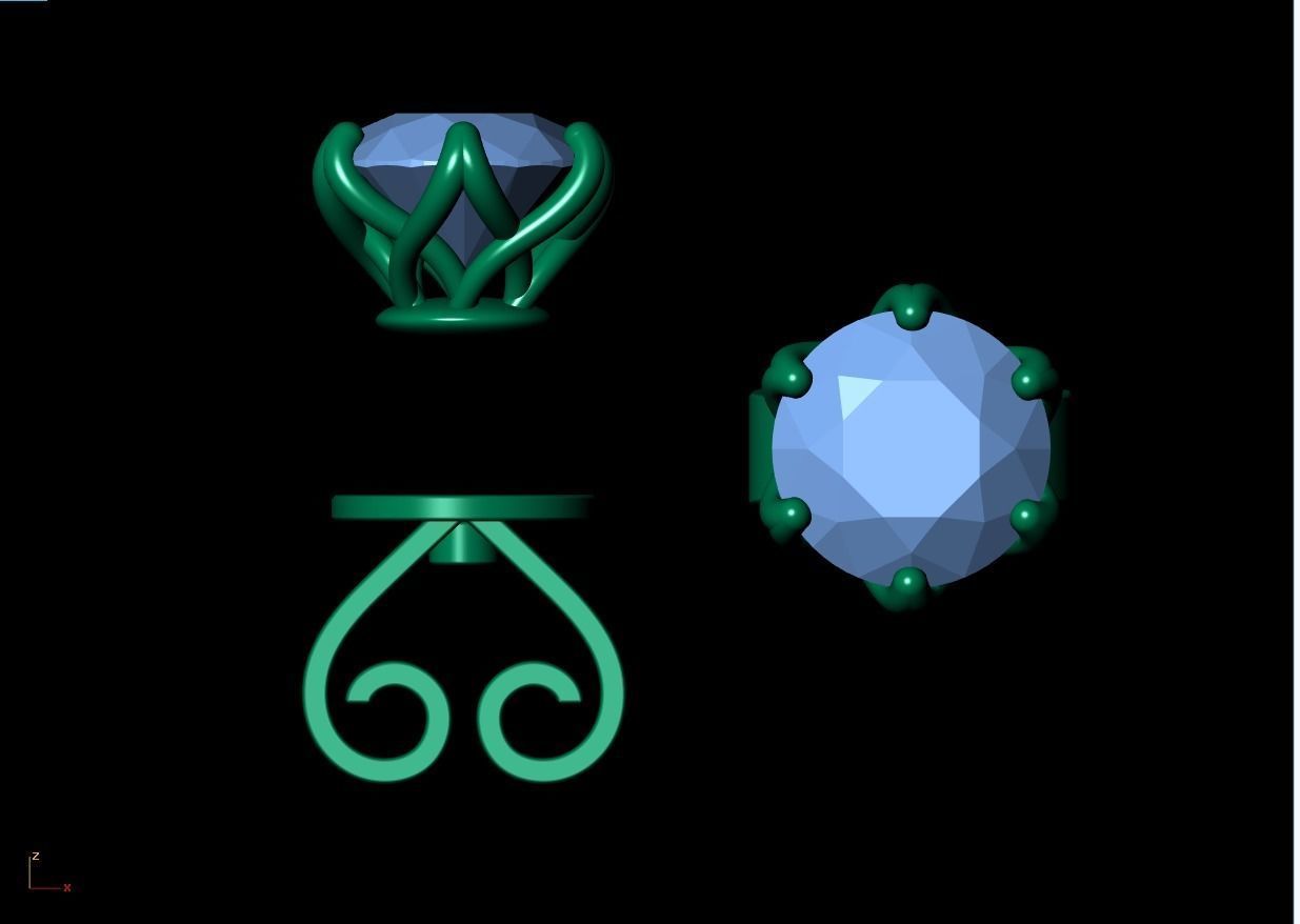 WHITEFLASH earrings  63  3D print model_3