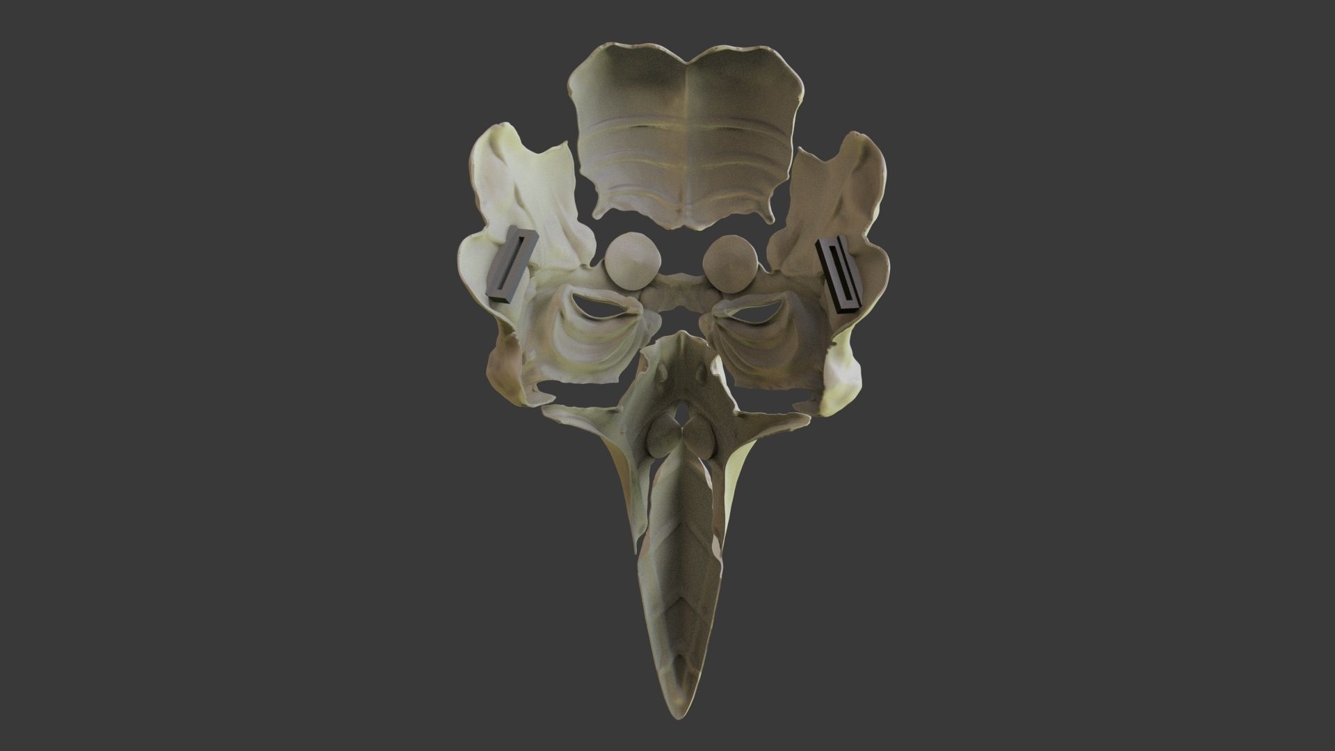 Skeleton Plague Doctor Mask 3D print model_6