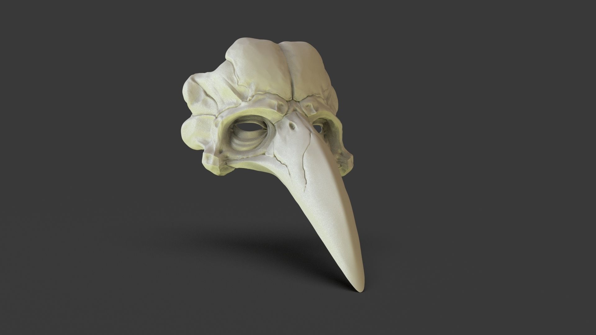 Skeleton Plague Doctor Mask 3D print model_2