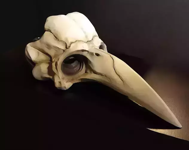 Skeleton Plague Doctor Mask 3D print model