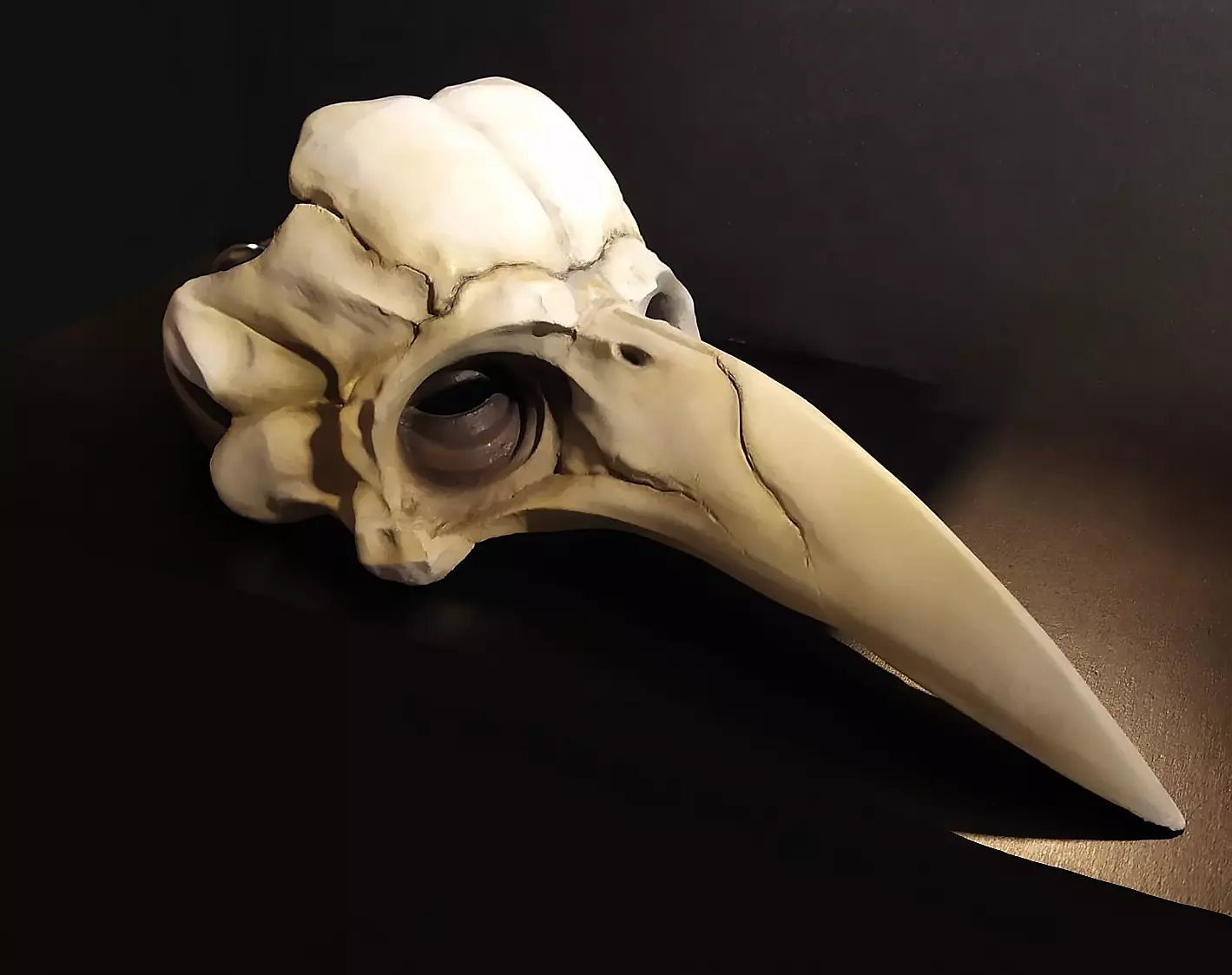 Skeleton Plague Doctor Mask 3D print model_0