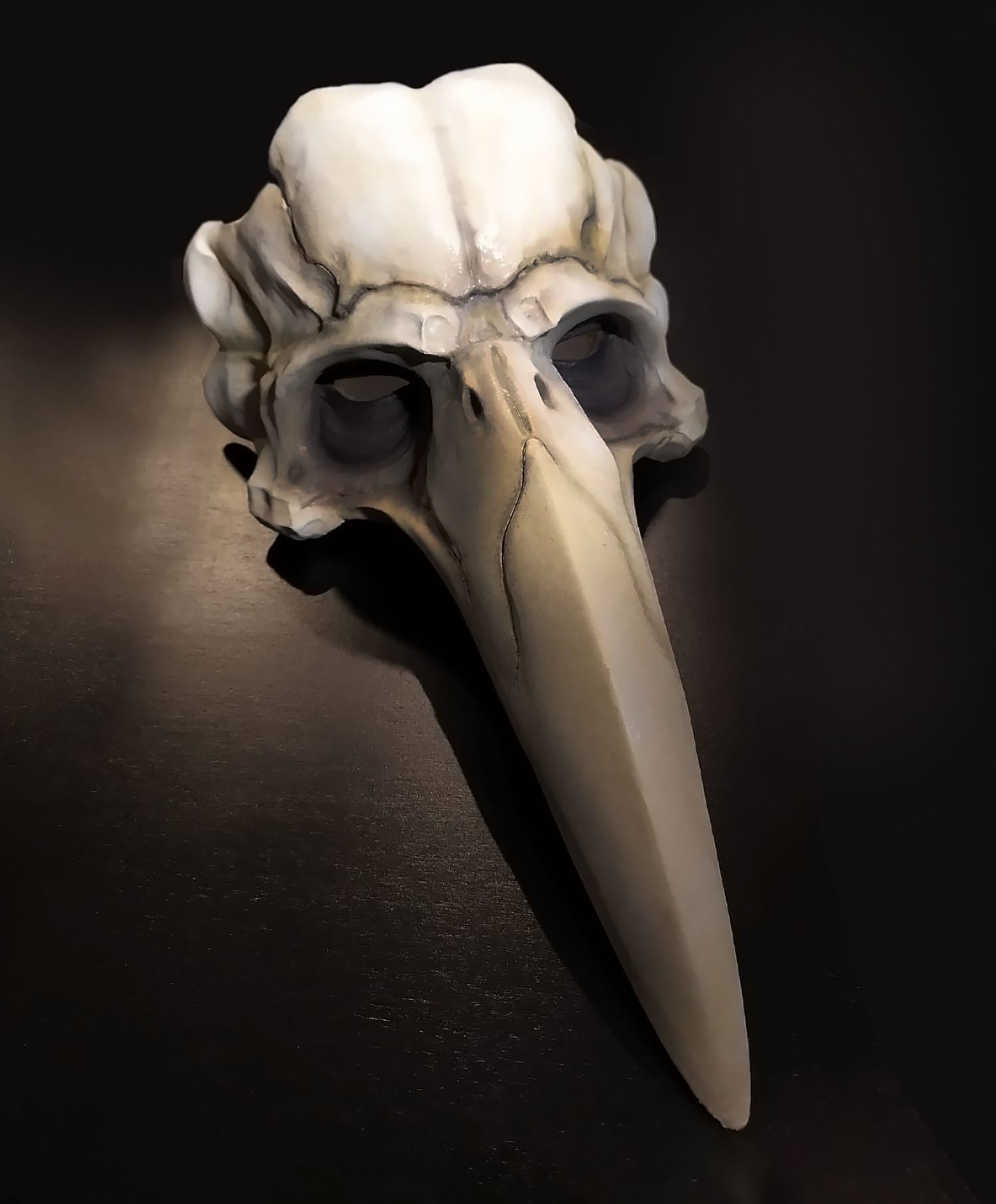 Skeleton Plague Doctor Mask 3D print model_1