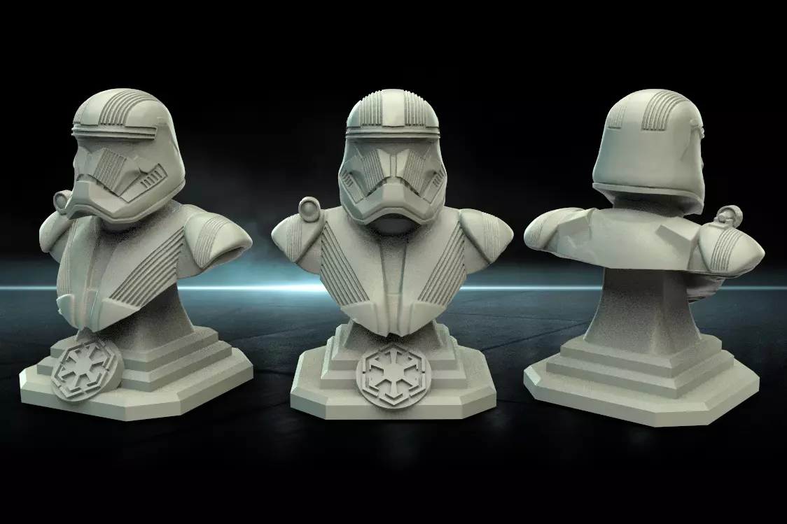 Star wars Sith trooper bust 3D print model