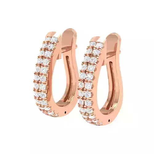 Women Earrings 3dm stl render detail 3D print model