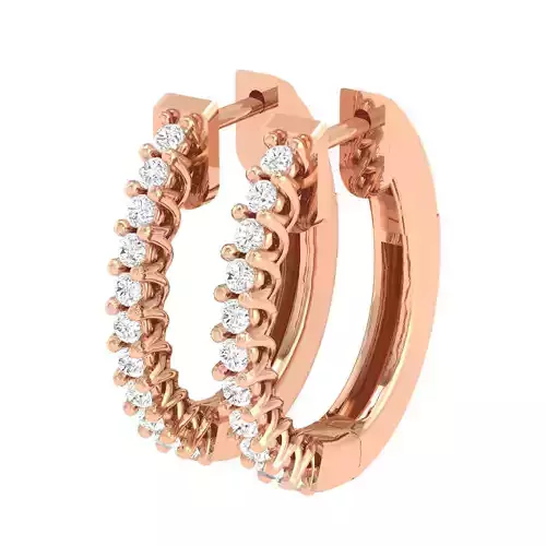 Women Earrings 3dm stl render detail 3D print model