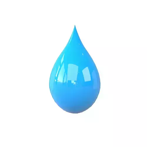 Water Drops v1 006 Low-poly 3D model