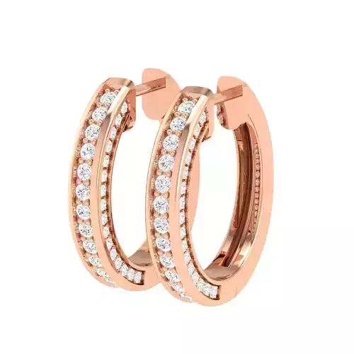 Women Earrings 3dm stl render detail 3D print model