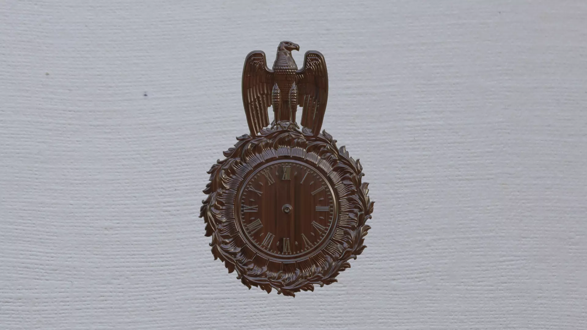 Wood Clock Decor 3D print model