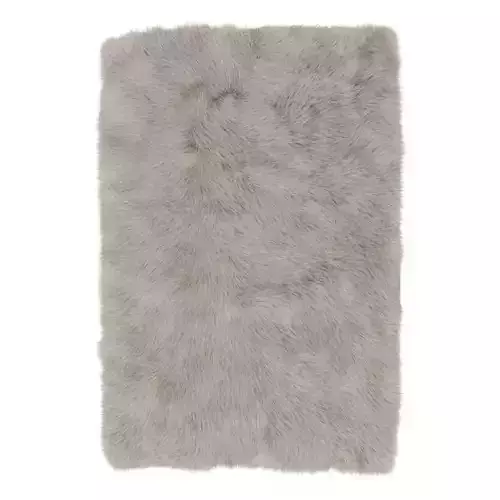 Dominick Handmade Shag Teal Area Rug 2 3D model
