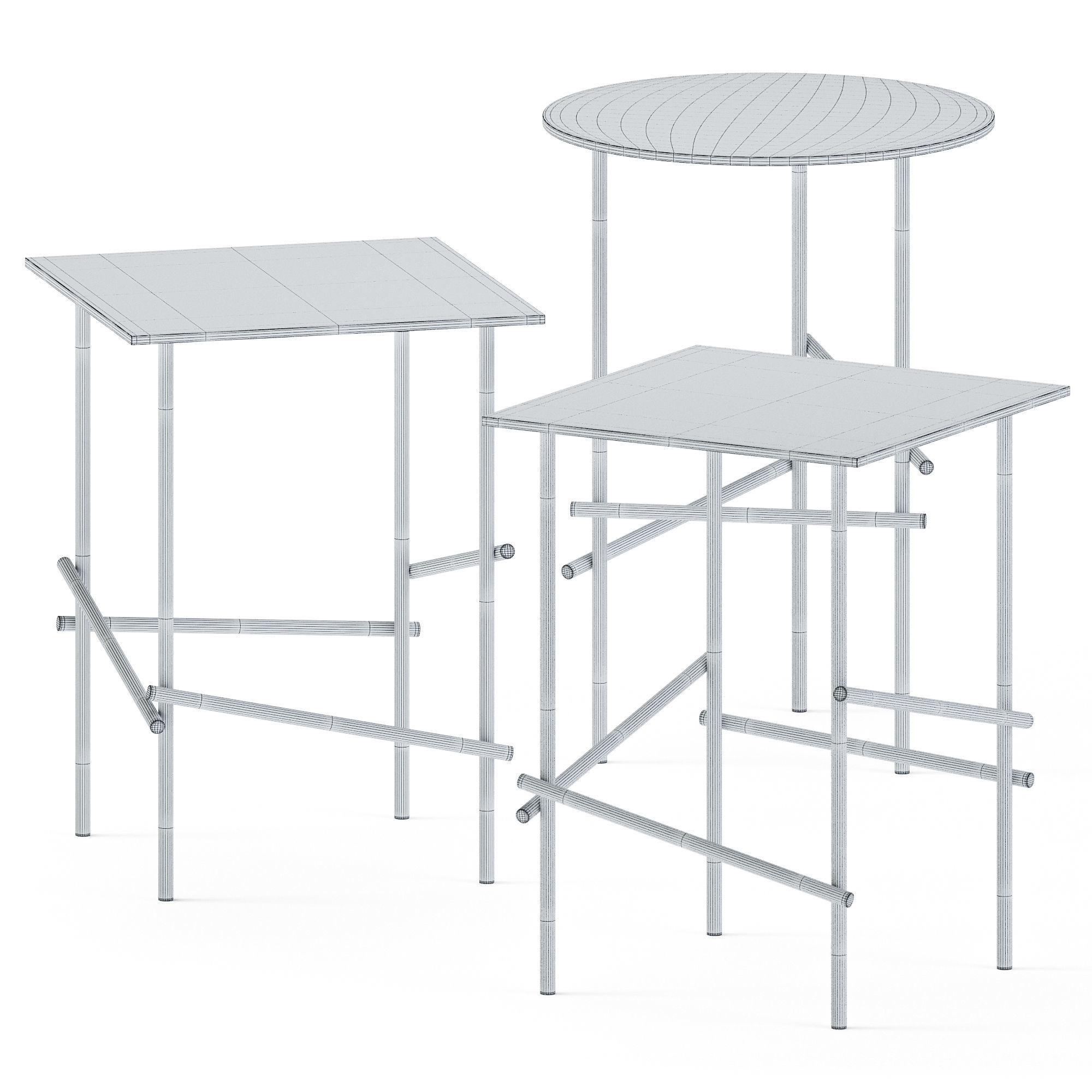 Coffee Tables Shanghai Tip by Moroso 3D model_2