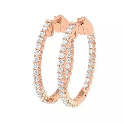 Women Earrings 3dm stl render detail 3D print model