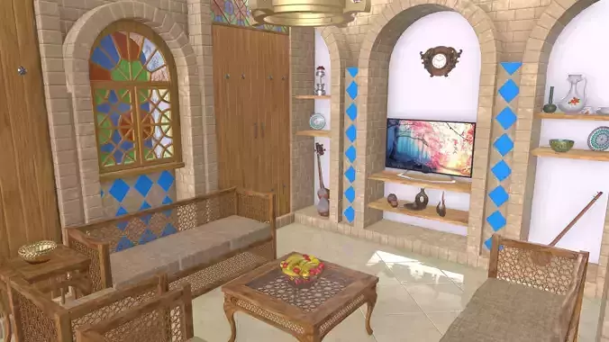 Traditional interior decoration
