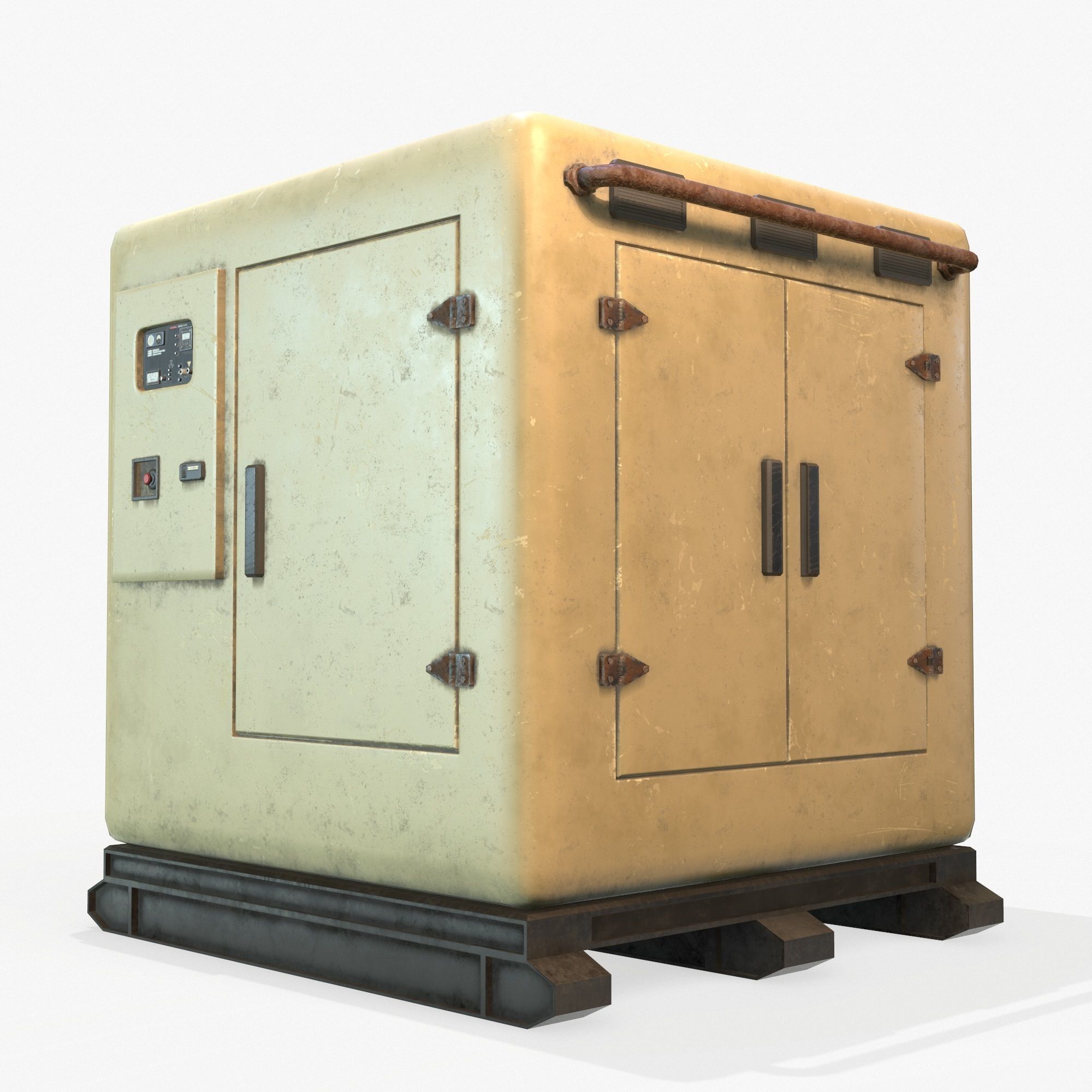 Electric Box PBR Low-poly 3D model_12