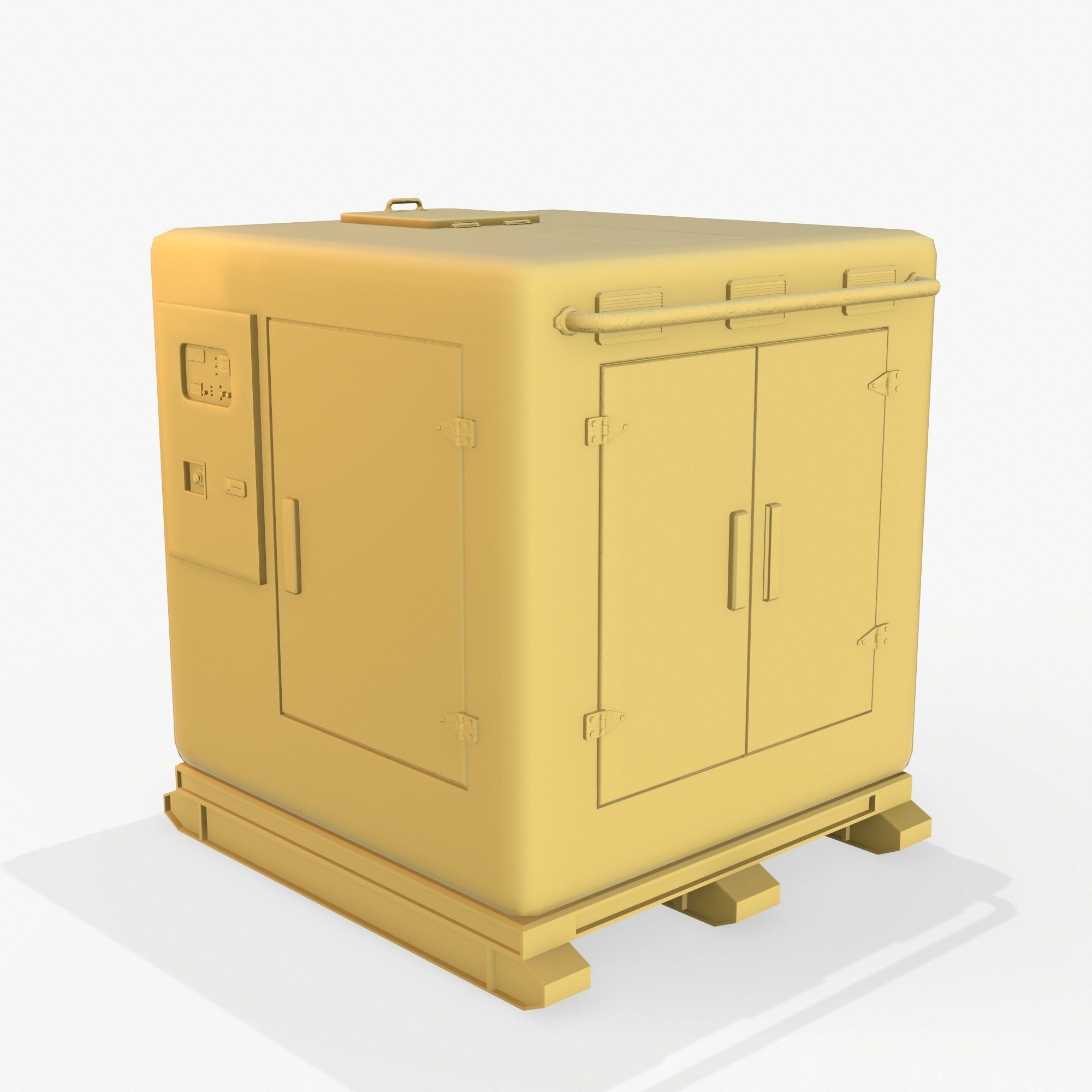 Electric Box PBR Low-poly 3D model_16
