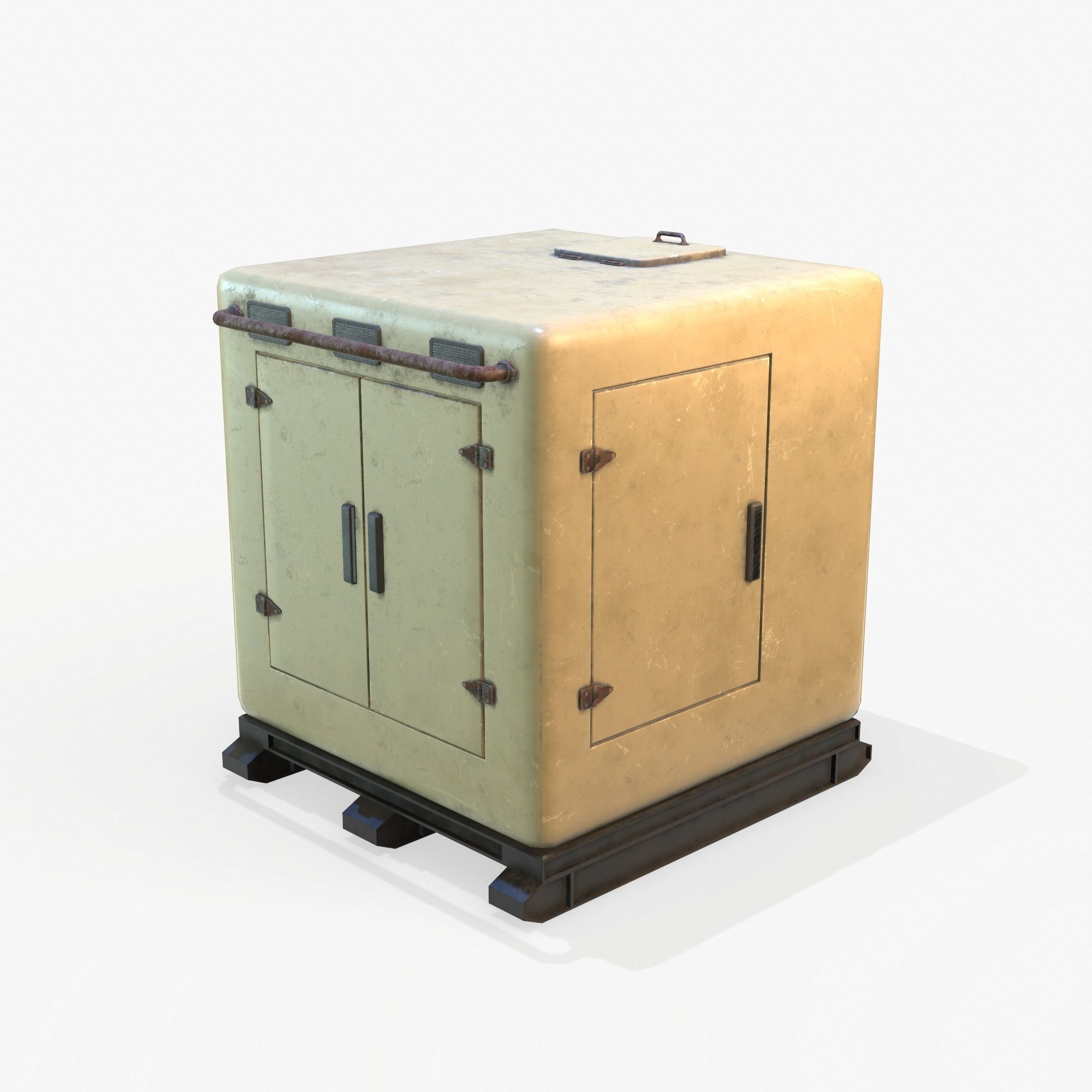 Electric Box PBR Low-poly 3D model_15