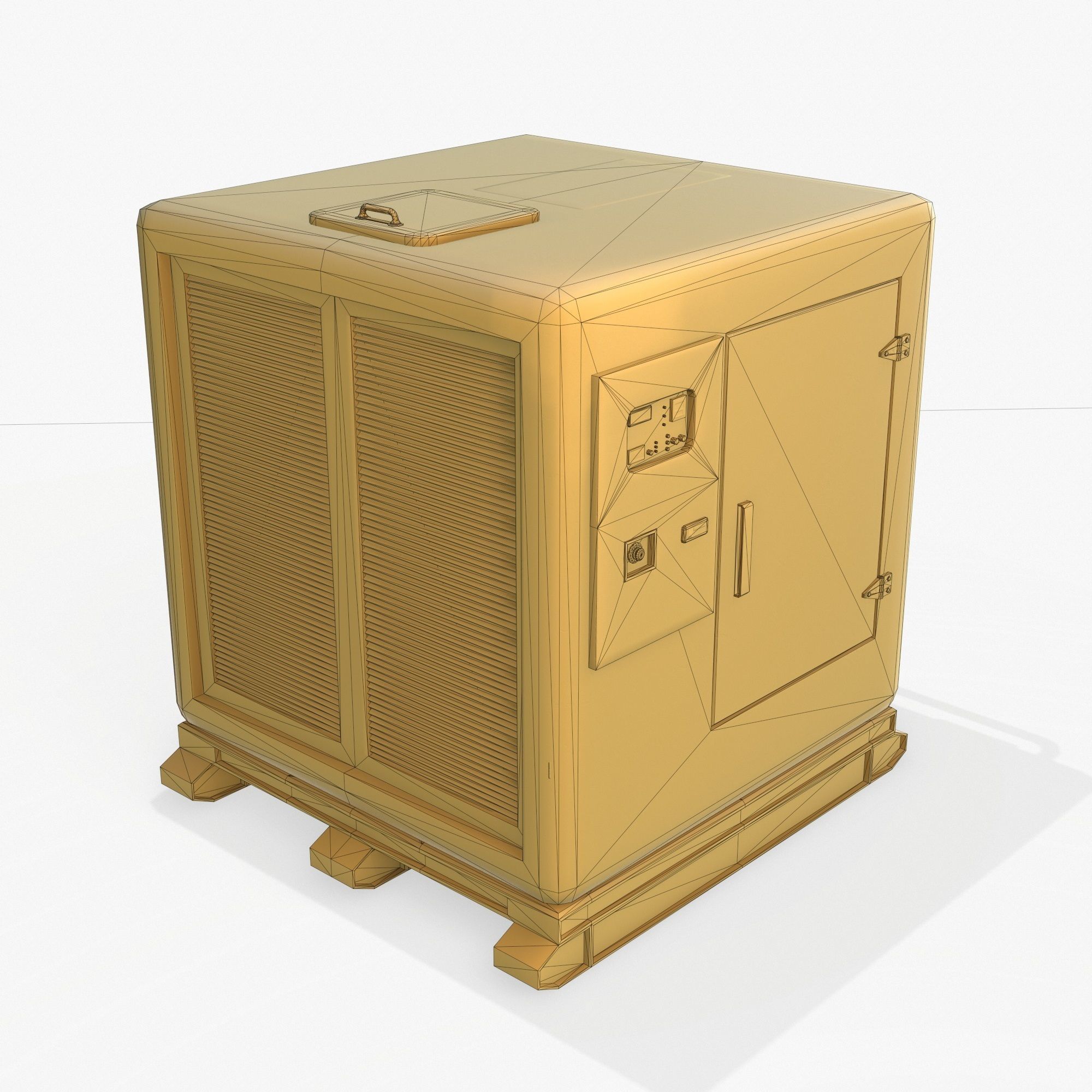 Electric Box PBR Low-poly 3D model_11