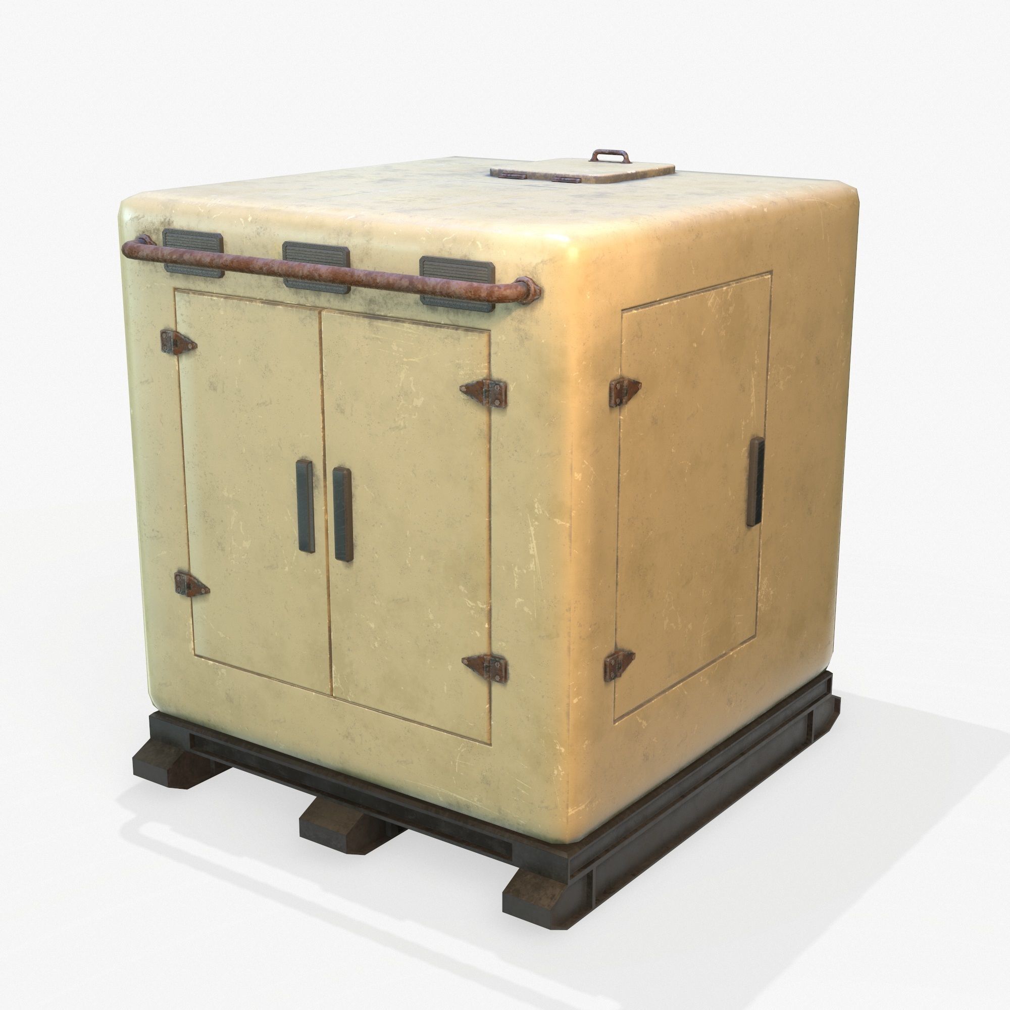 Electric Box PBR Low-poly 3D model_14