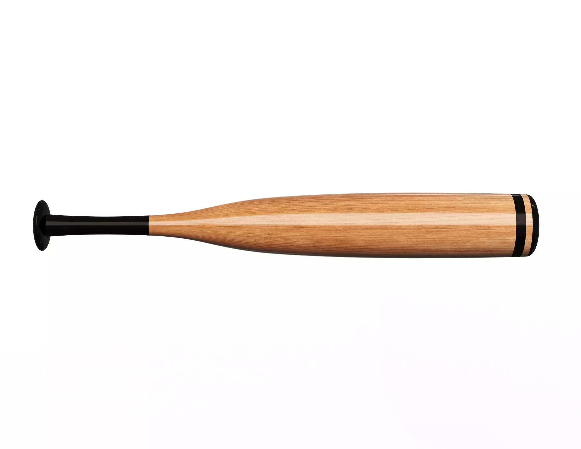 Baseball Bat Low-poly 3D model_0