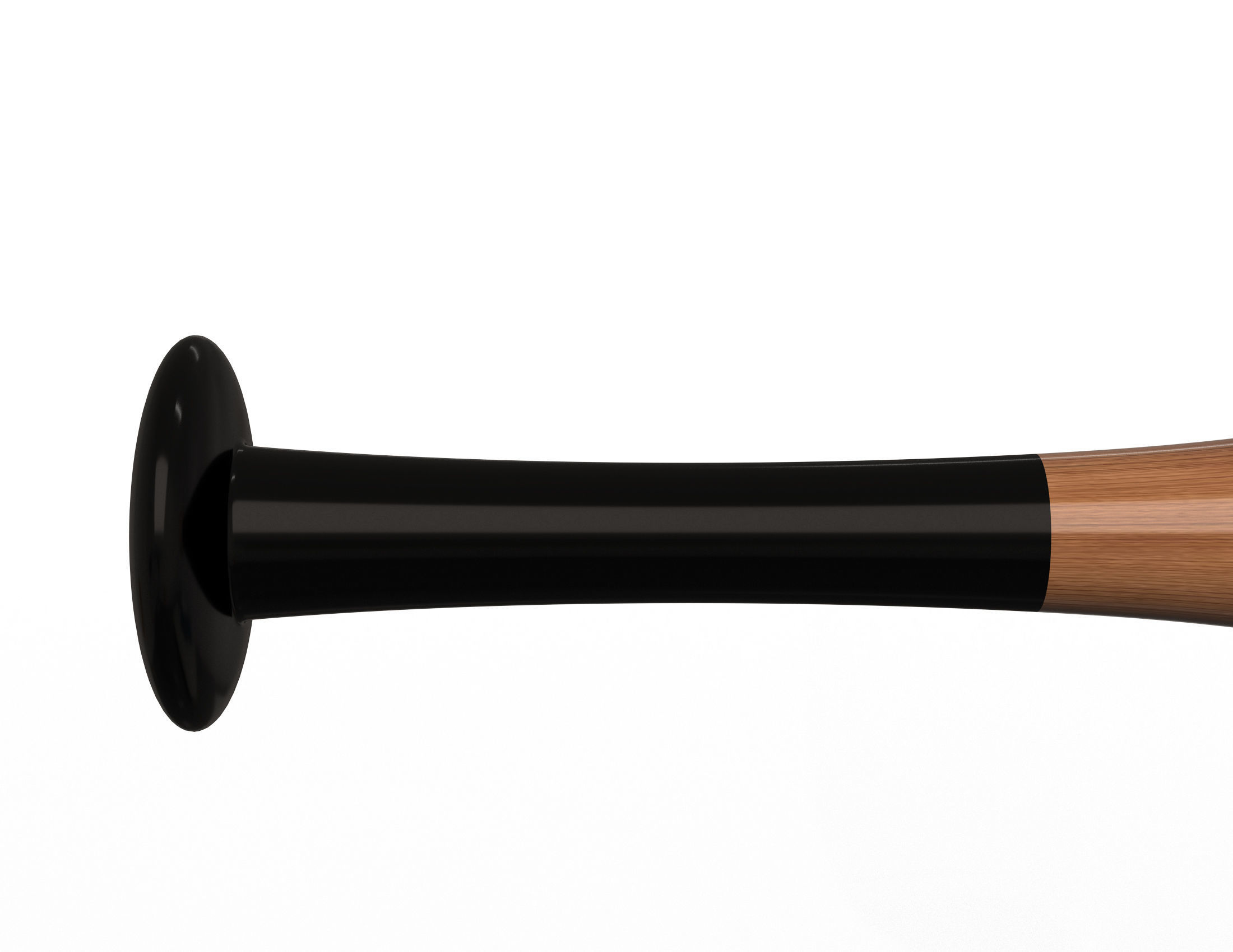 Baseball Bat Low-poly 3D model_1