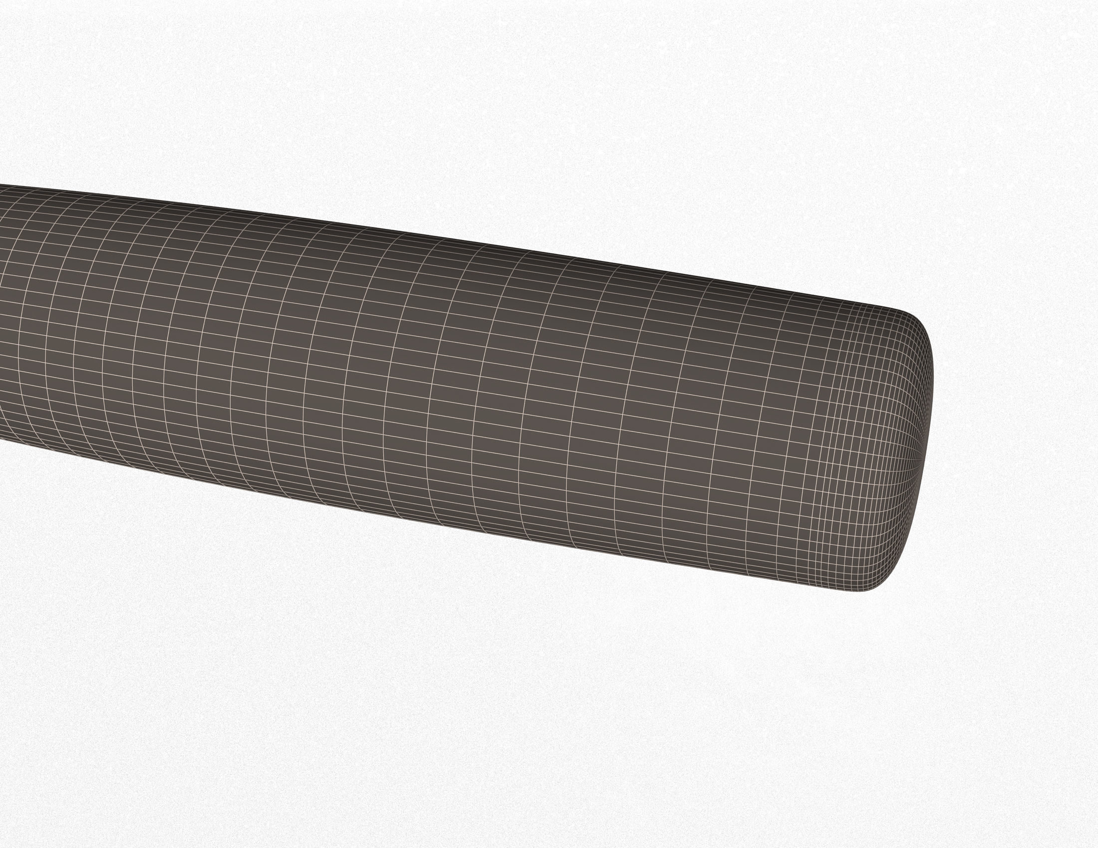 Baseball Bat Low-poly 3D model_14
