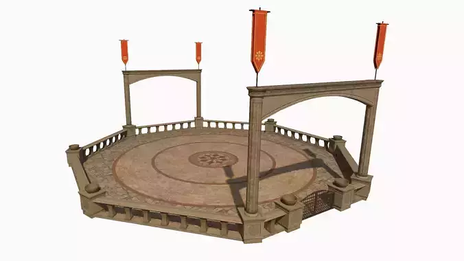 Lowpoly Ancient Arena