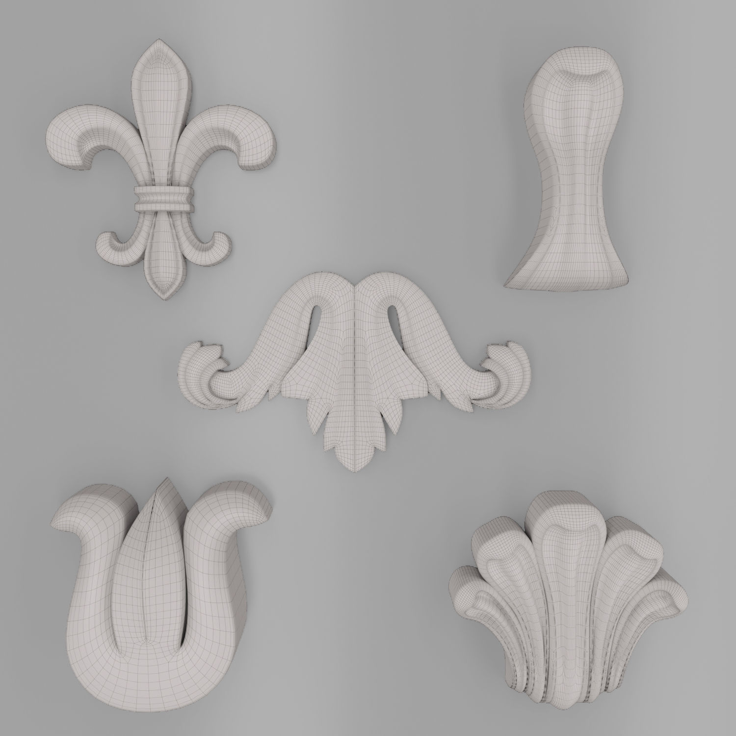 Trim Ornament 64 3D model_1